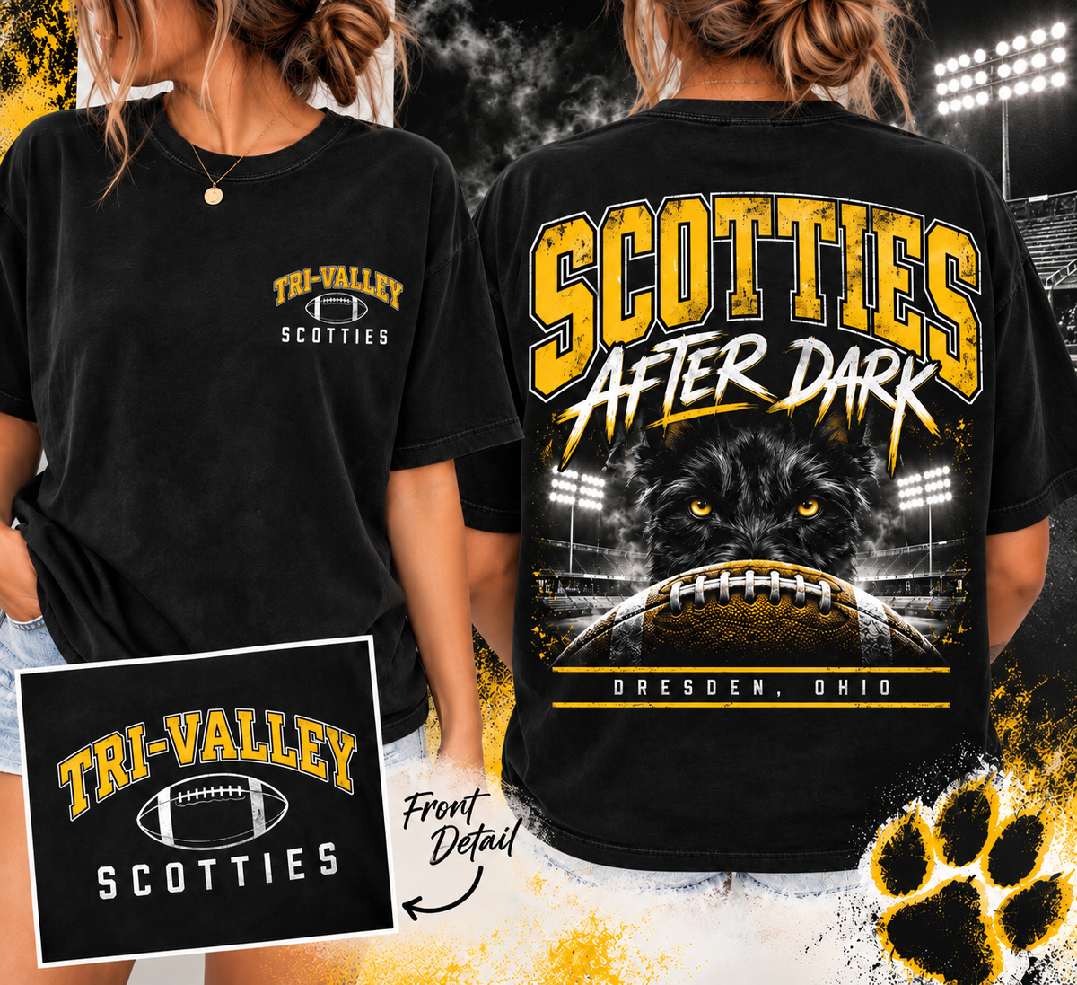 Scotties After Dark T- Comfort Colors