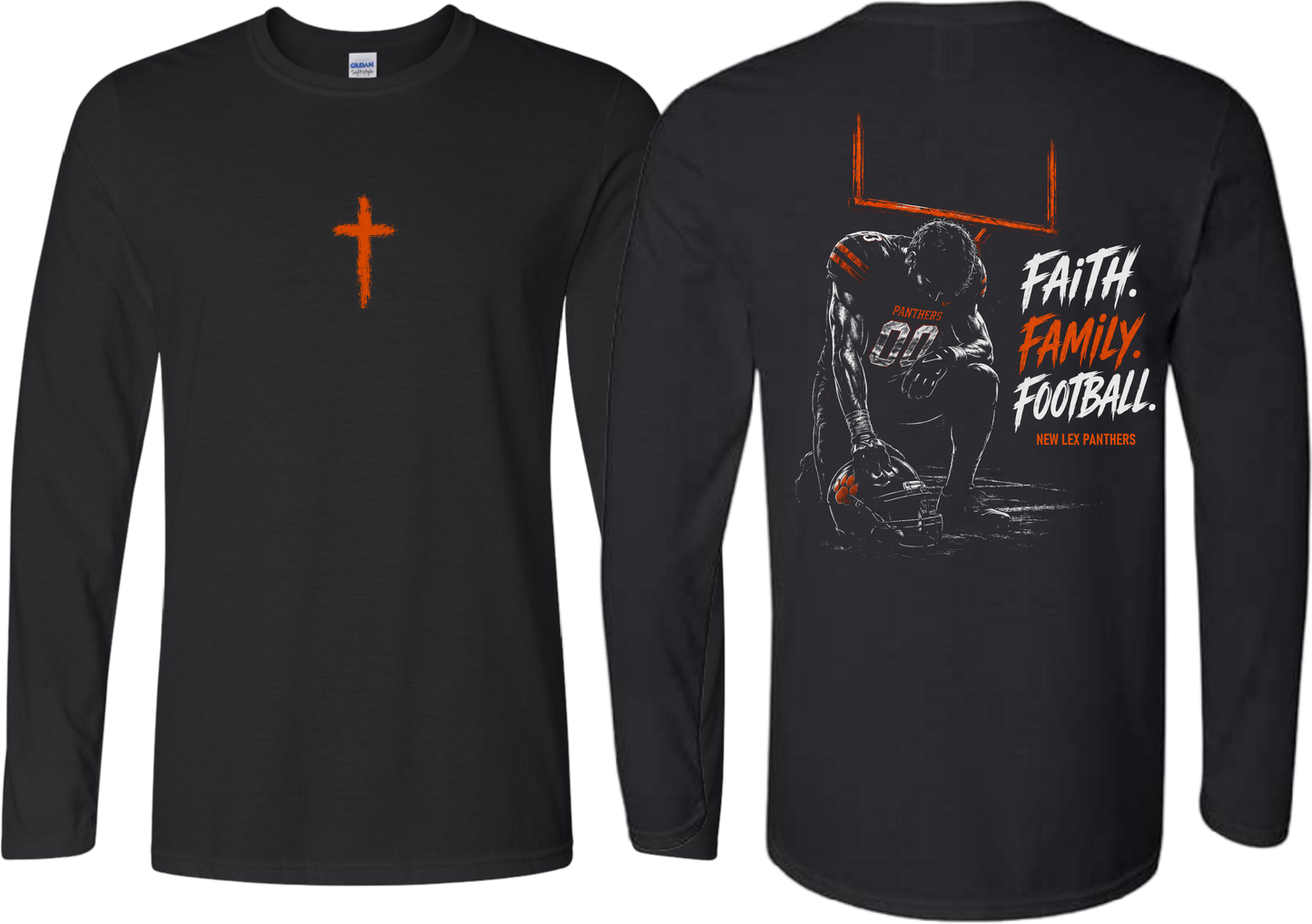 New Lex_Faith Family Football Long Sleeve T