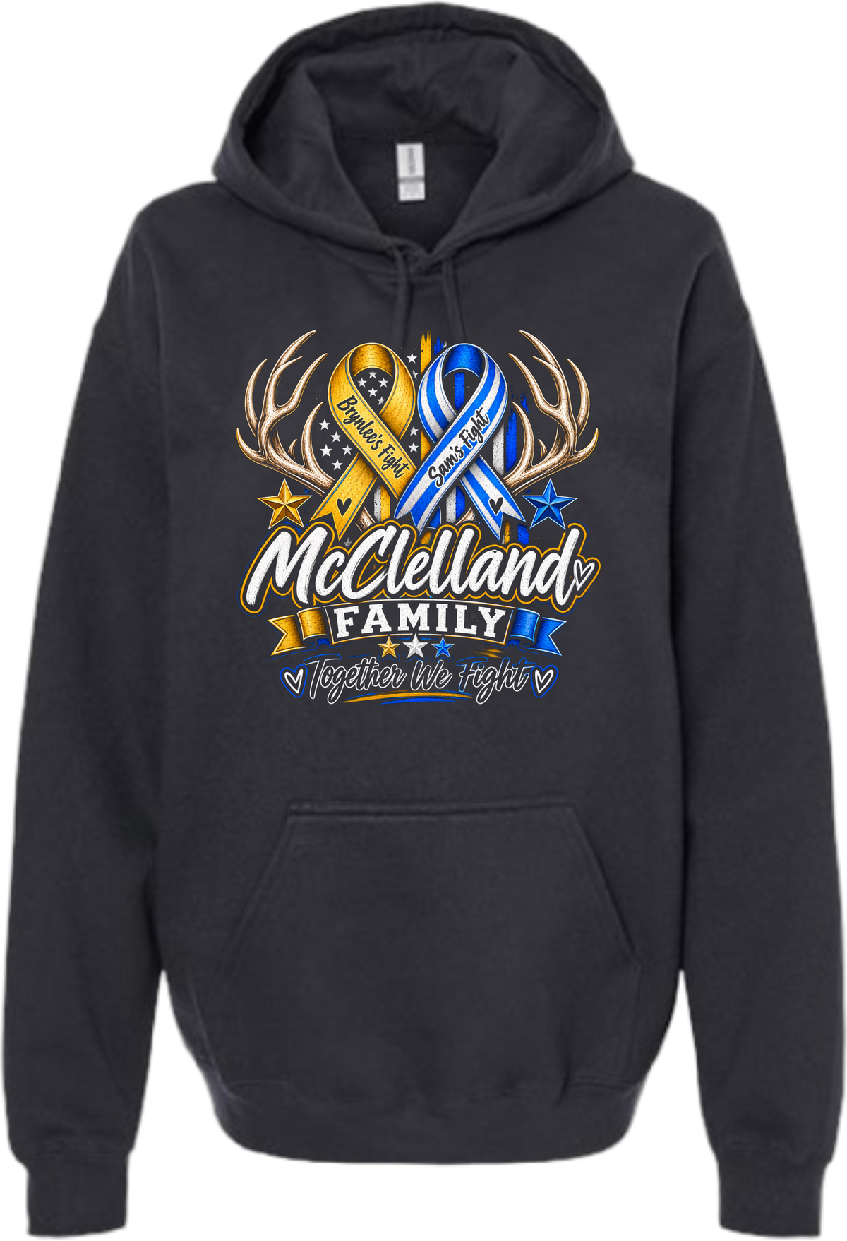 Sam's Fight- ALS Awareness Hoodie- Design 2 ( Sam+ Brynlee)