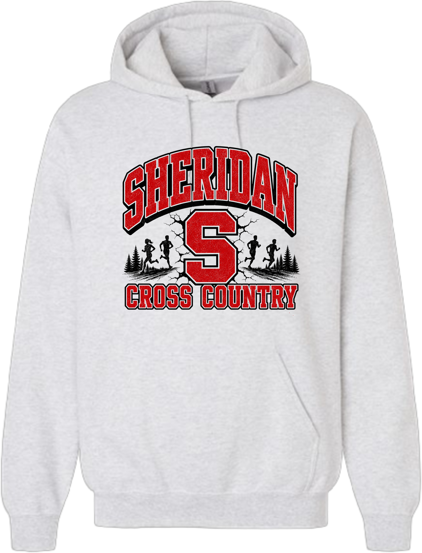 Sheridan Back To School _ Cross Country Design 2 Hoodie