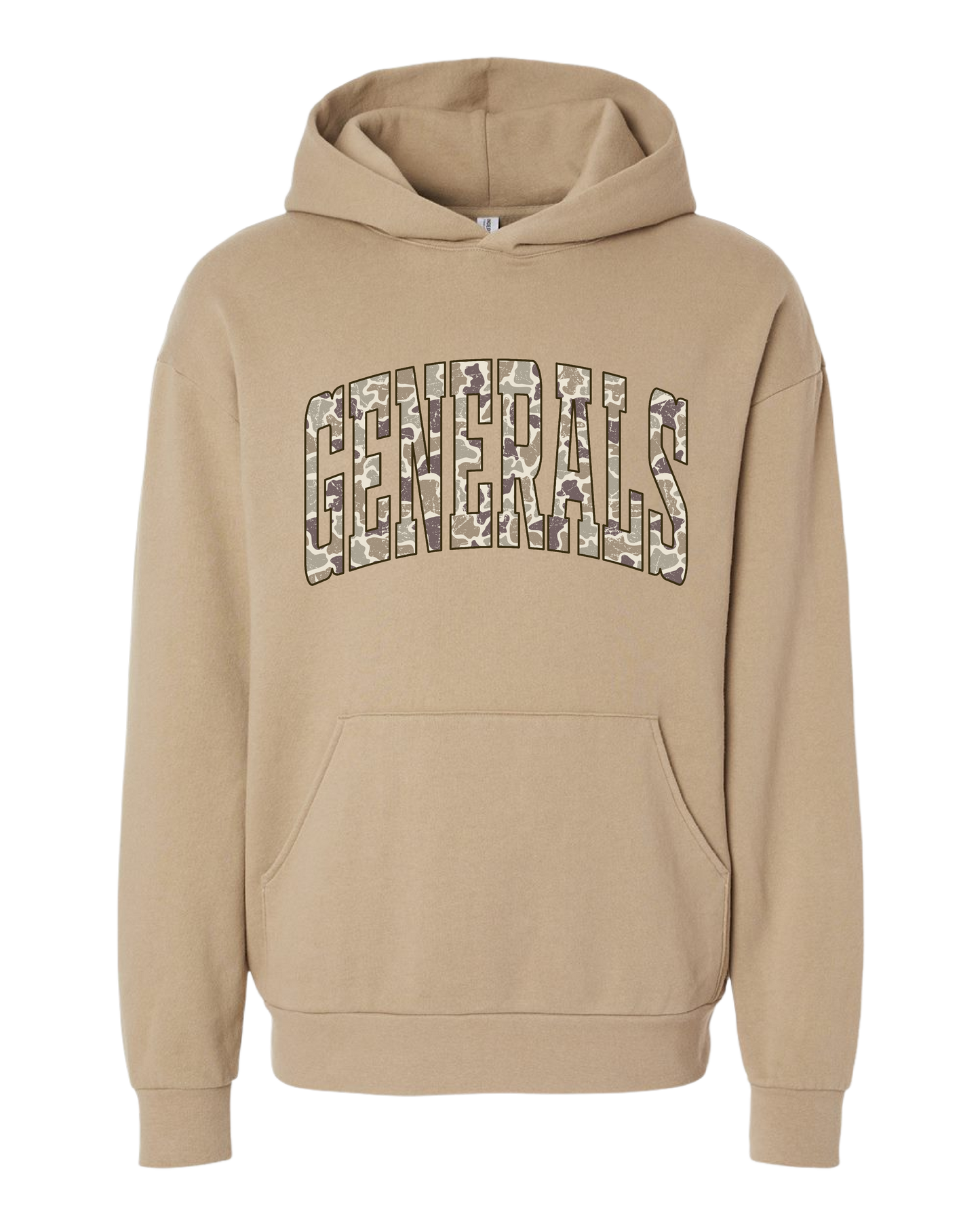 Sandstone Hoodie Generals Camo Print