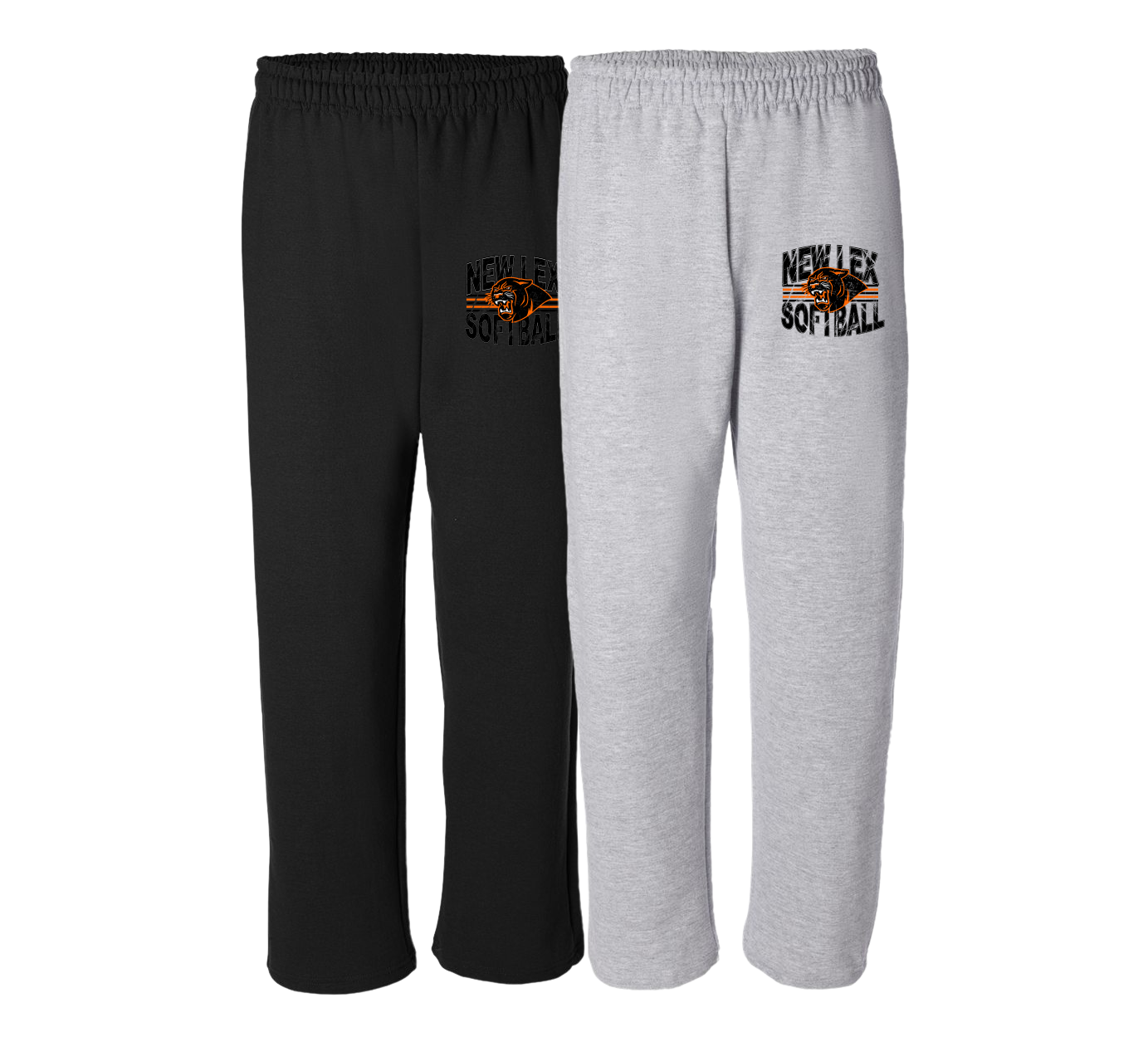 Open-Bottom Sweatpants