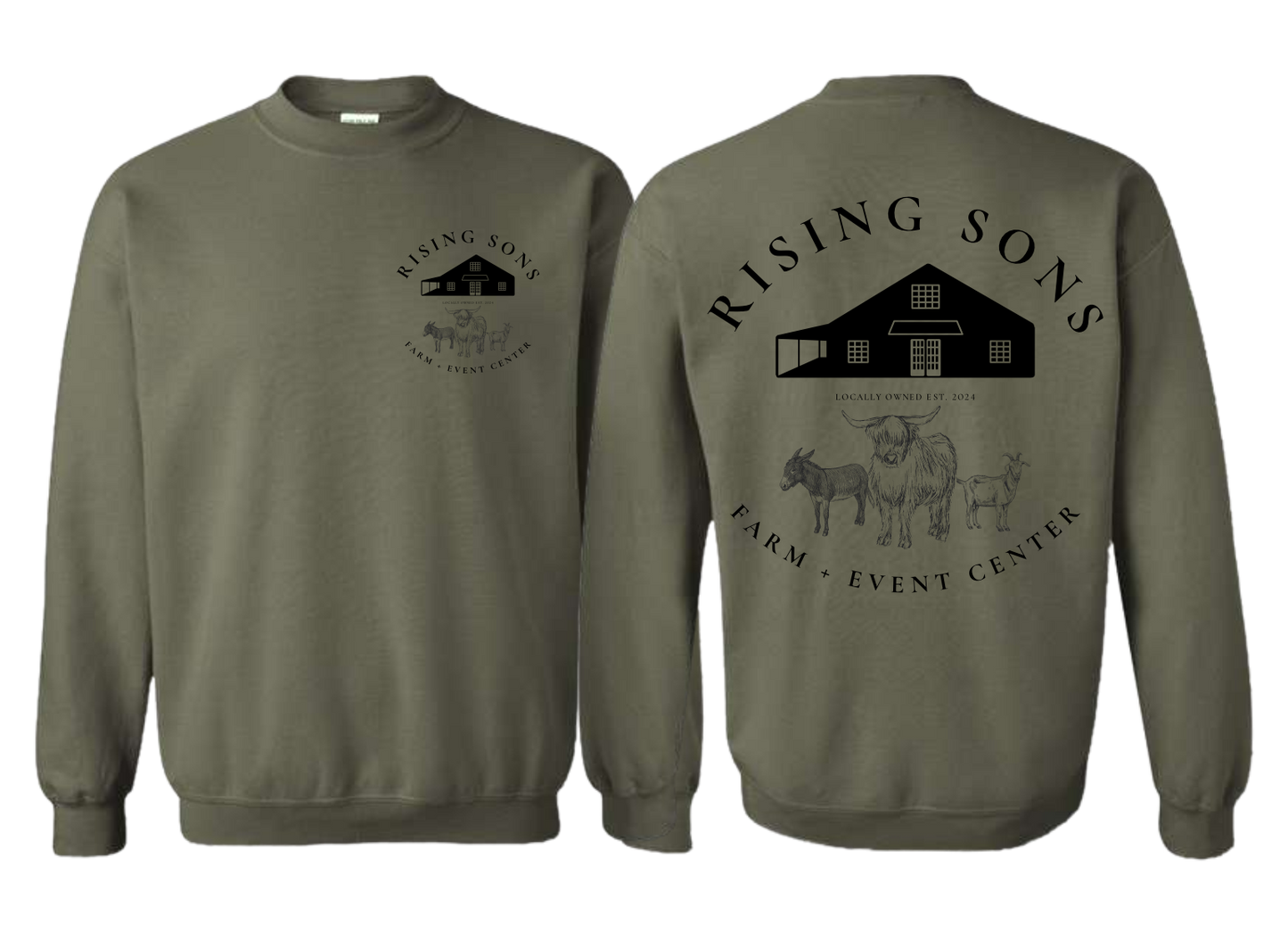 Adult Crew Neck Sweatshirt