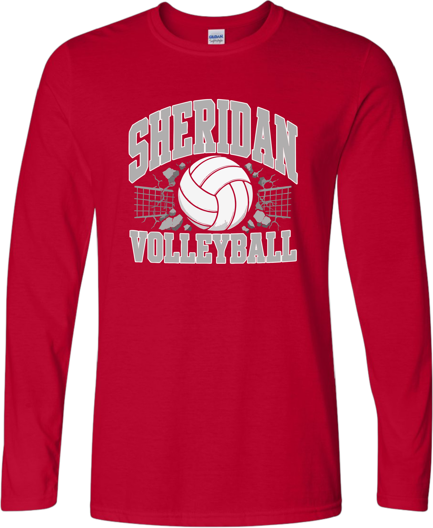 Sheridan Back To School _ Volleyball Design 1 Long Sleeve