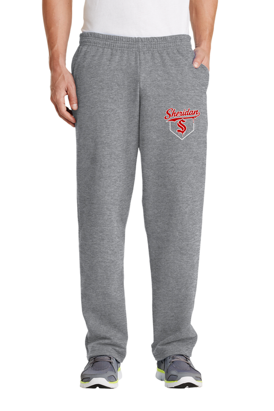 Sheridan Baseball Open Bottom Sweats Drip