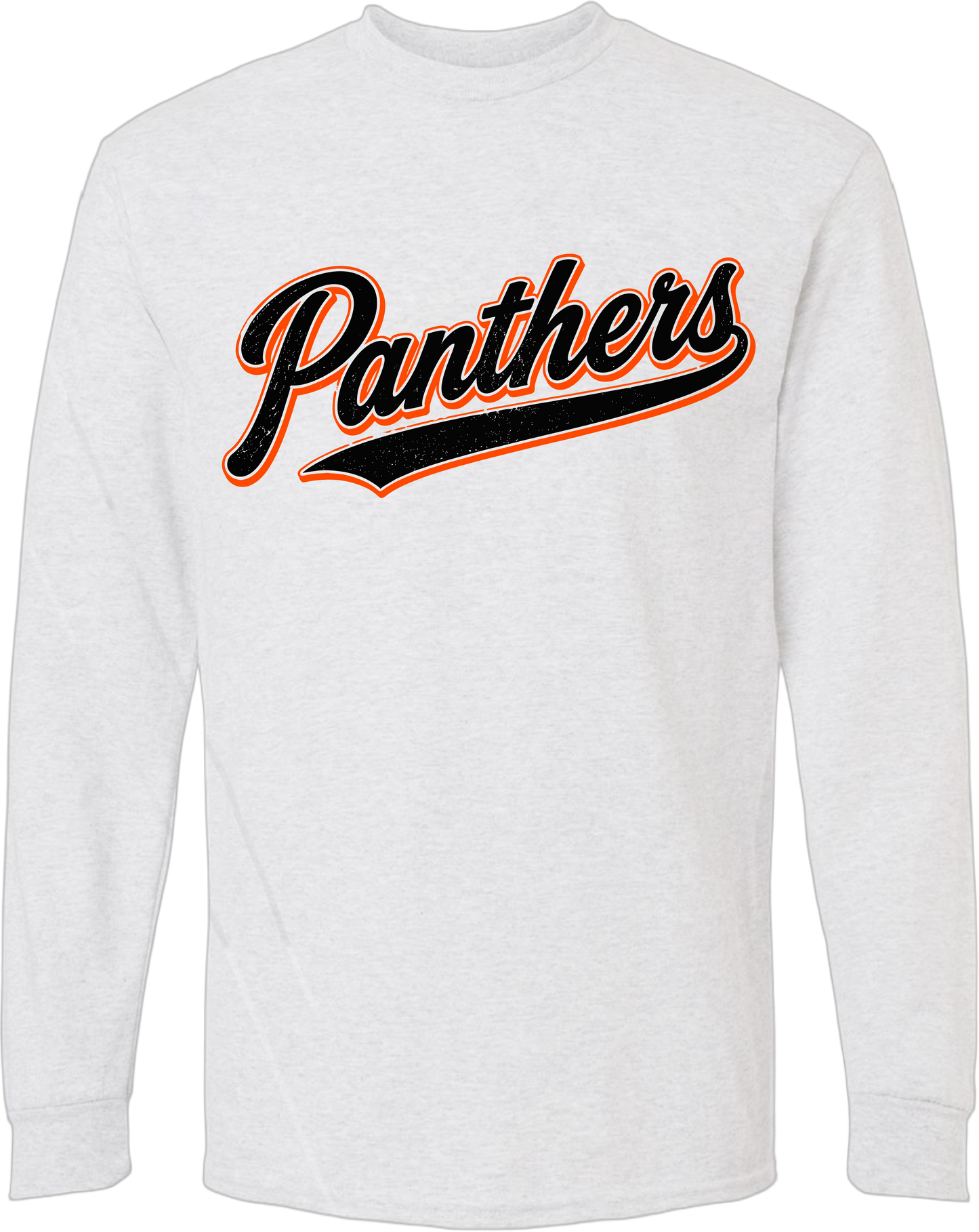 NL Back to School_ Panthers Varsity Script Long Sleeve