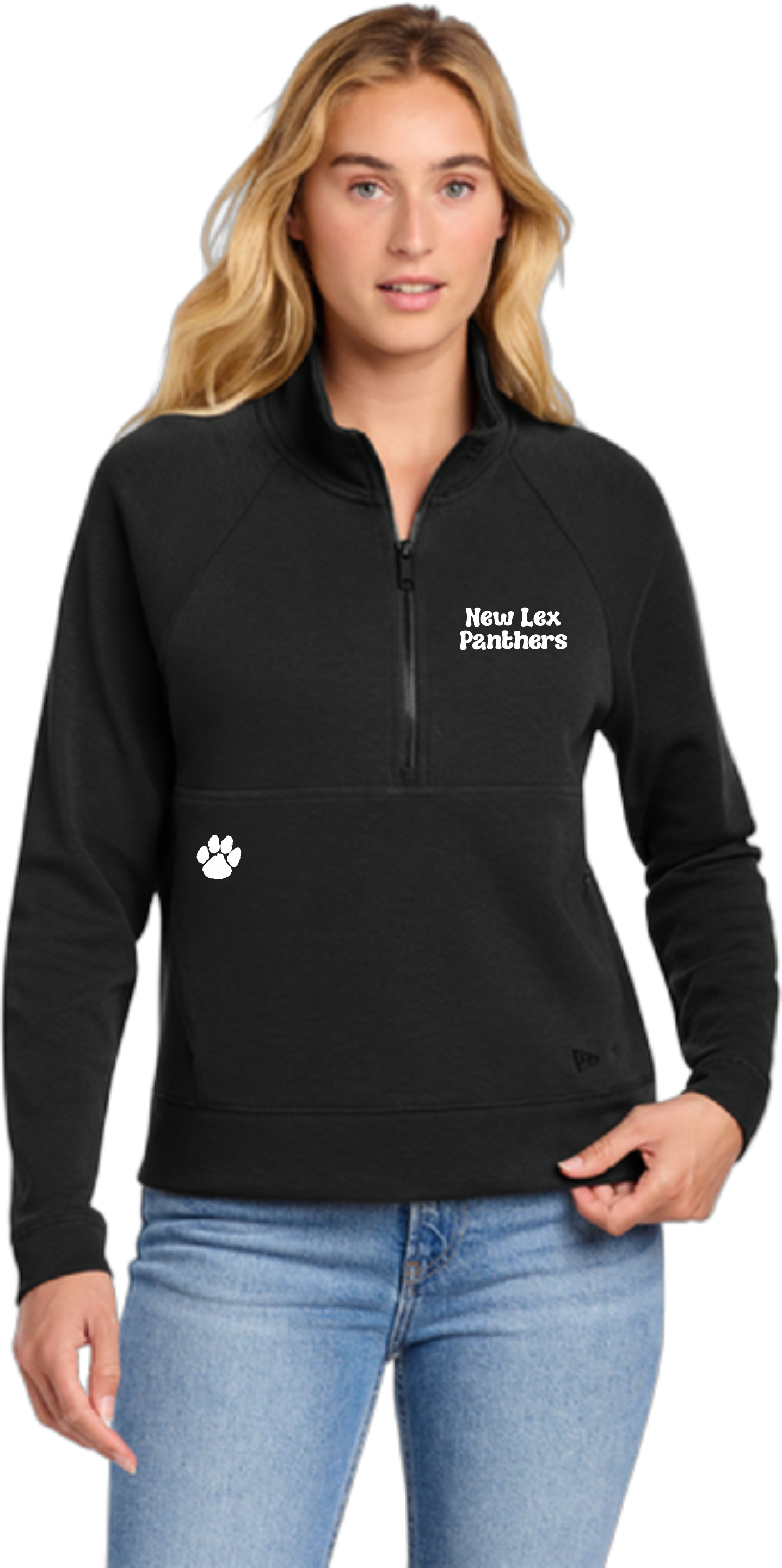 NL Back to School_ Womens New Era 1/2 Zip