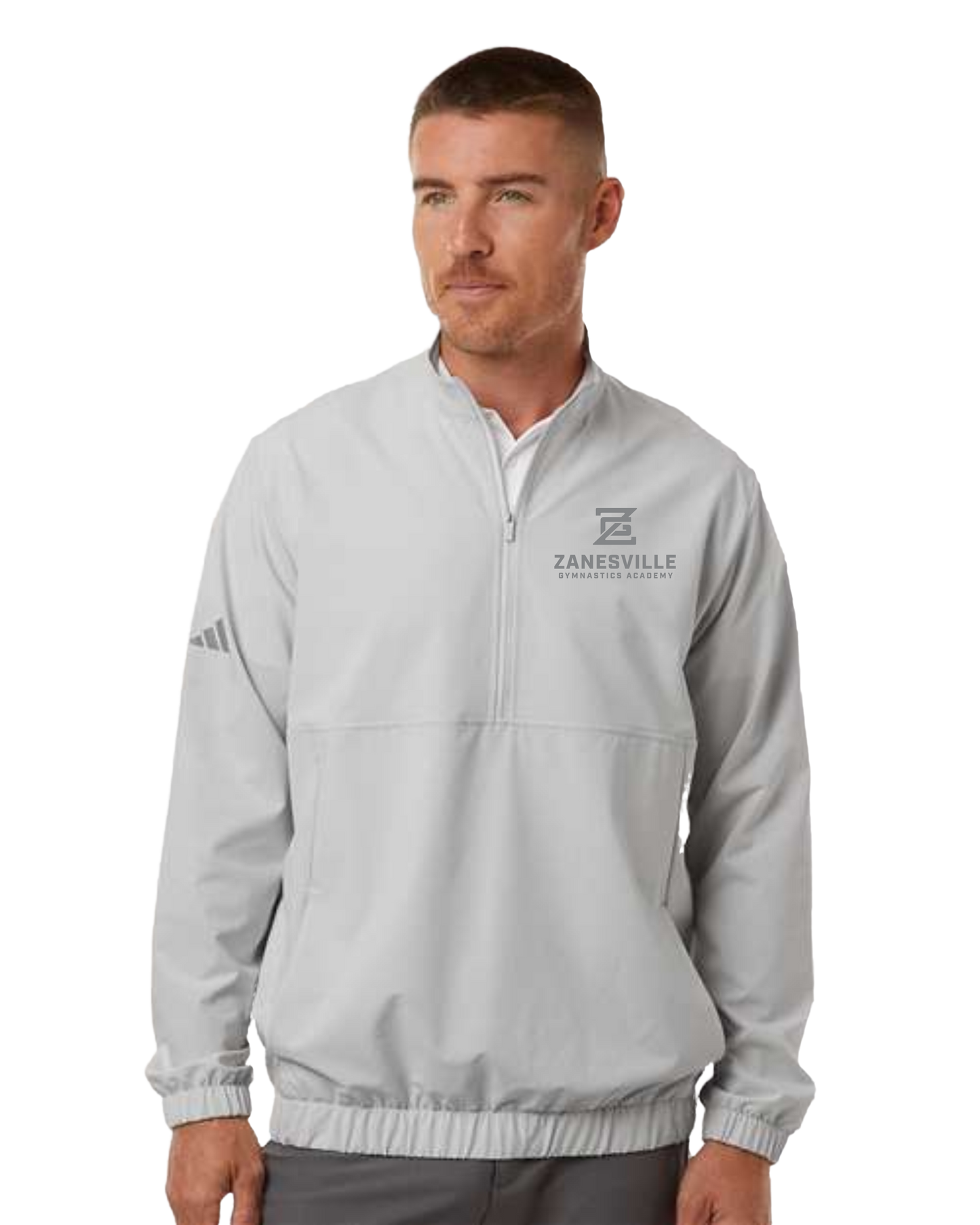 ZGA Mens Adidas quarterzip pullover