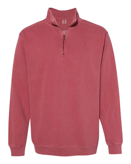 PerryJFS_ Comfort Colors 1/4 Zip Unisex + Left Chest