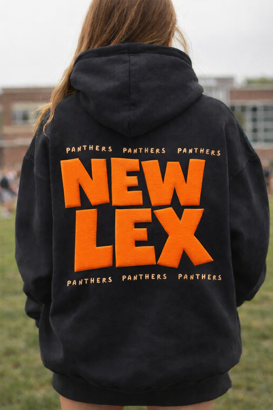 Oversized PUFF Panthers Hoodie * ADULT*