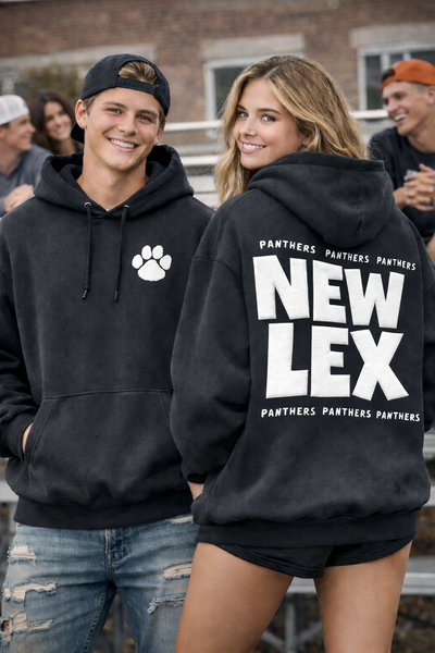 Oversized PUFF Panthers Hoodie * ADULT*