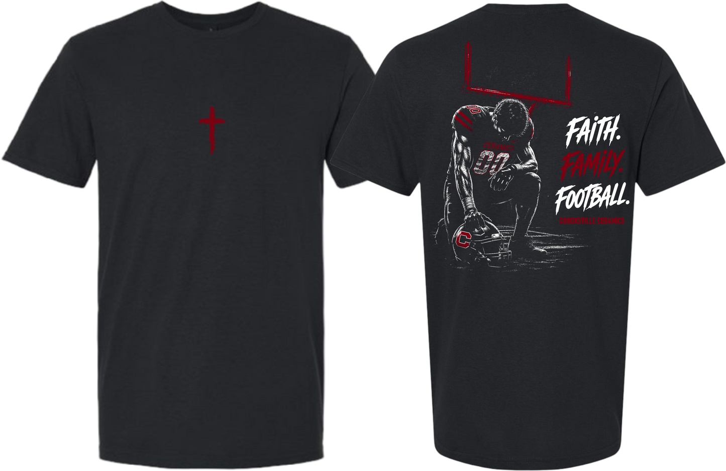 Crooksville_ Faith Family Football T