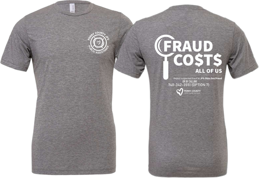 JFS_Fraud Cost * All White Logo* Bella Triblend