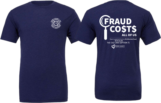 JFS_Fraud Cost * All White Logo* Bella Triblend