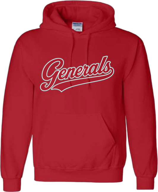 Sheridan Back To School _ Generals Varsity Script Hoodie