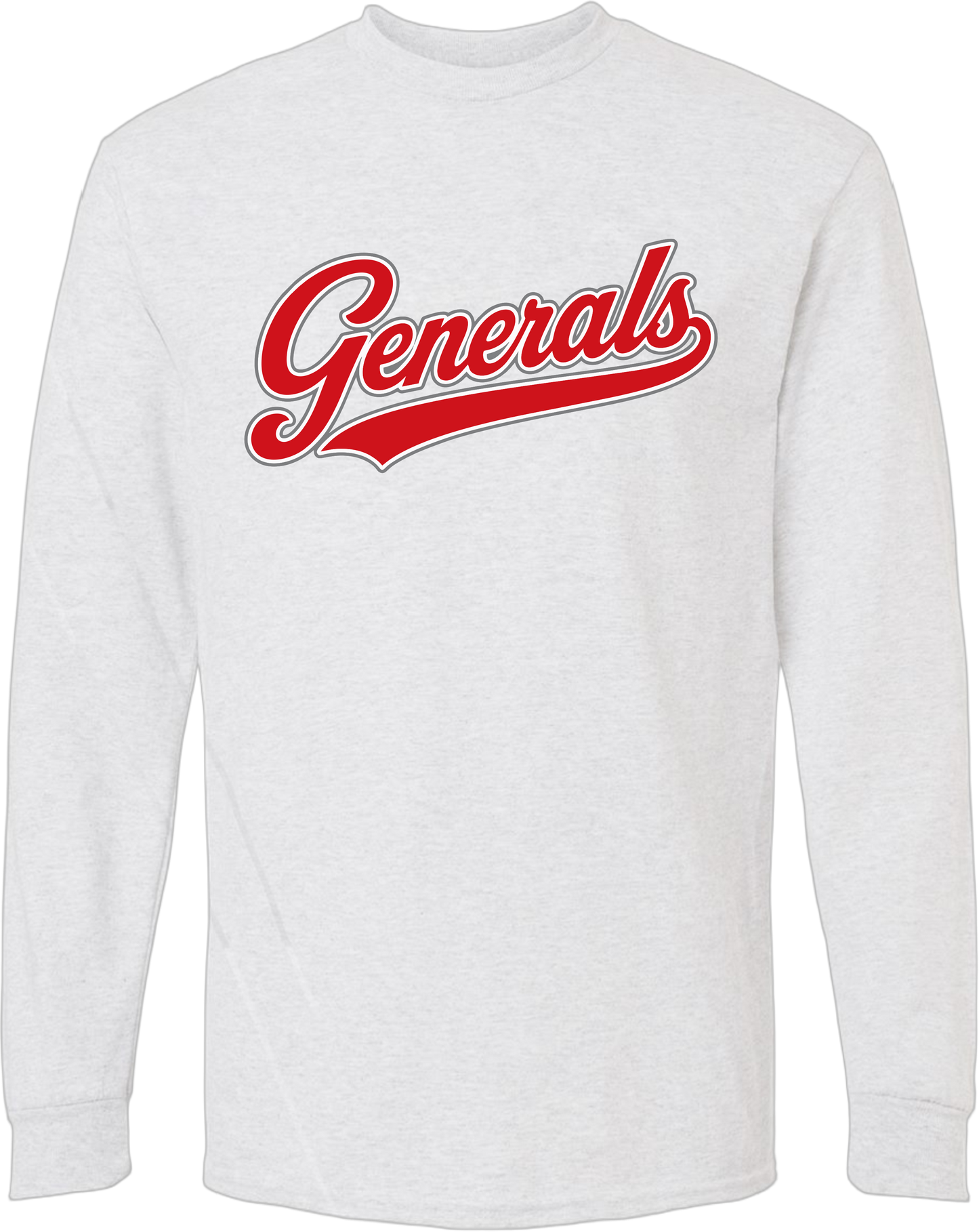 Sheridan Back To School _ Generals Varsity Script Long Sleeve