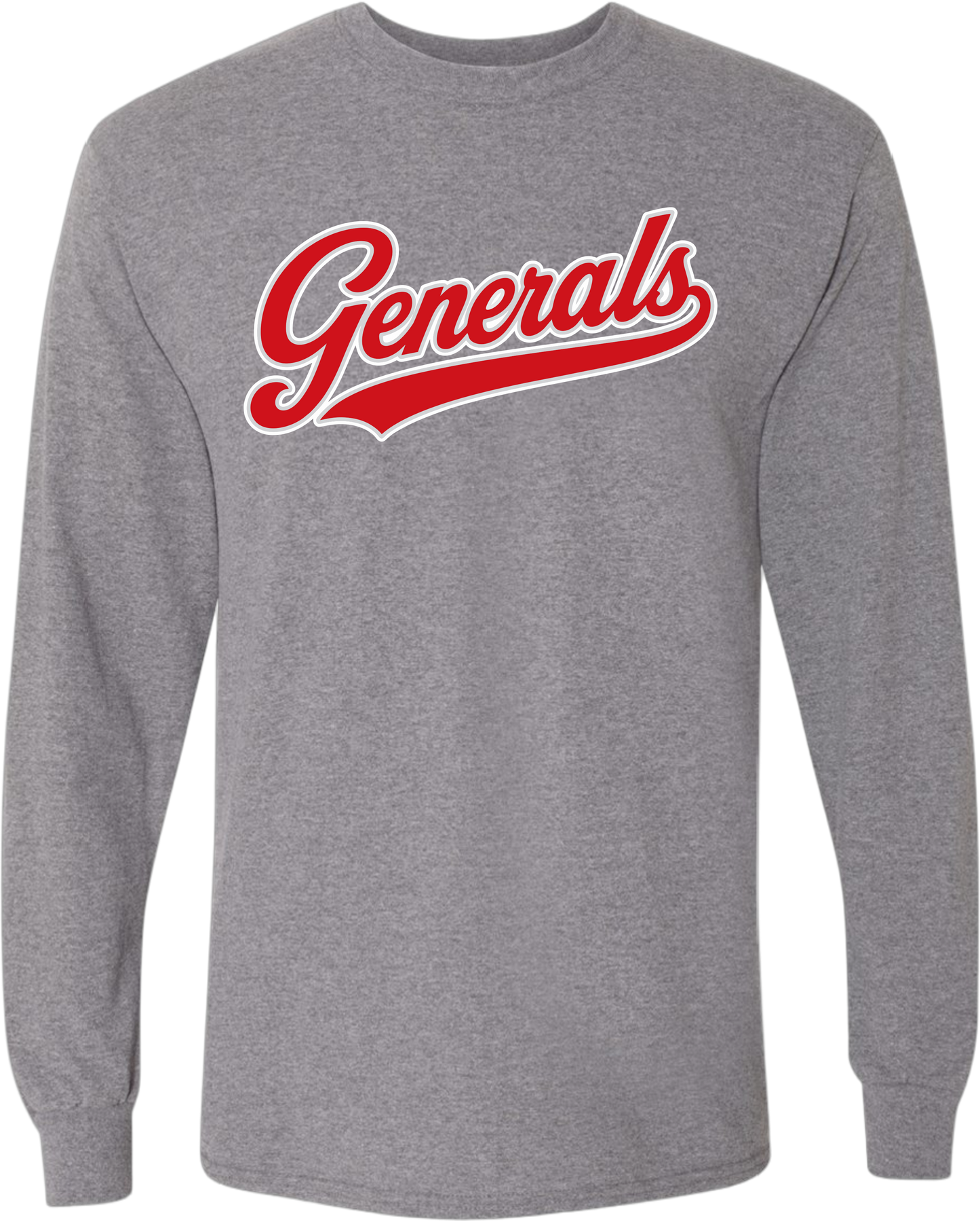 Sheridan Back To School _ Generals Varsity Script Long Sleeve