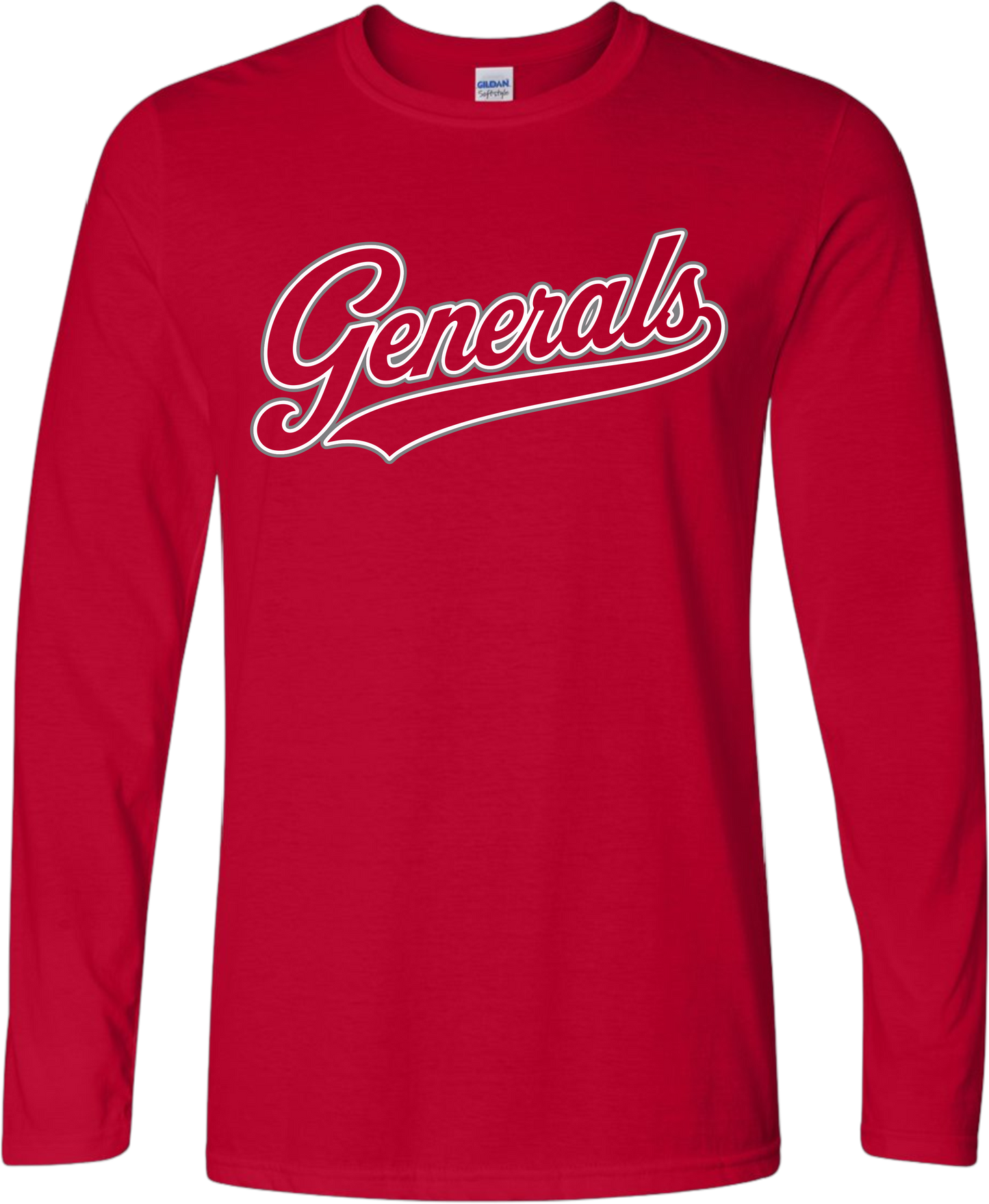 Sheridan Back To School _ Generals Varsity Script Long Sleeve