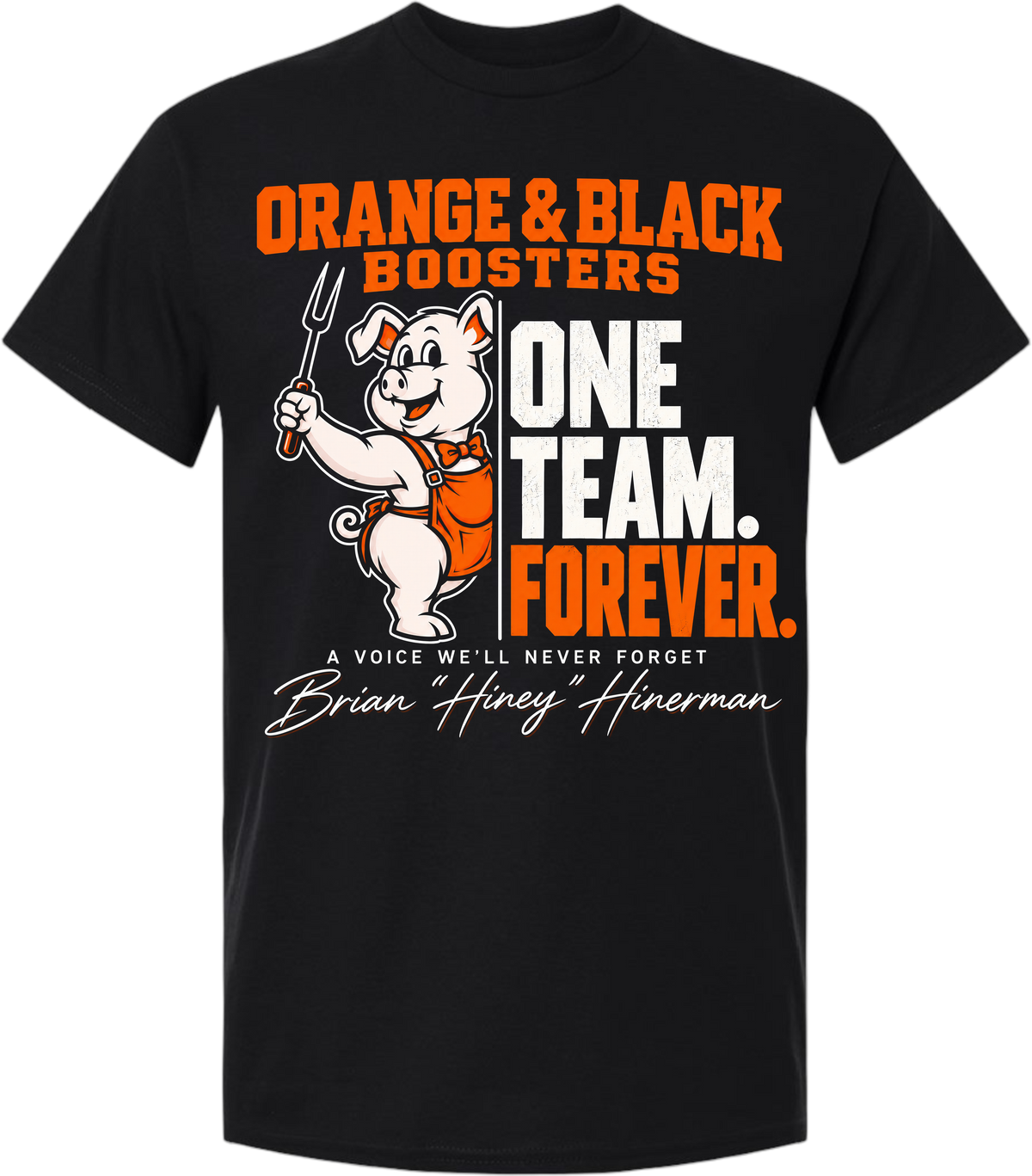Orange and Black Boosters- Memorial Design 1