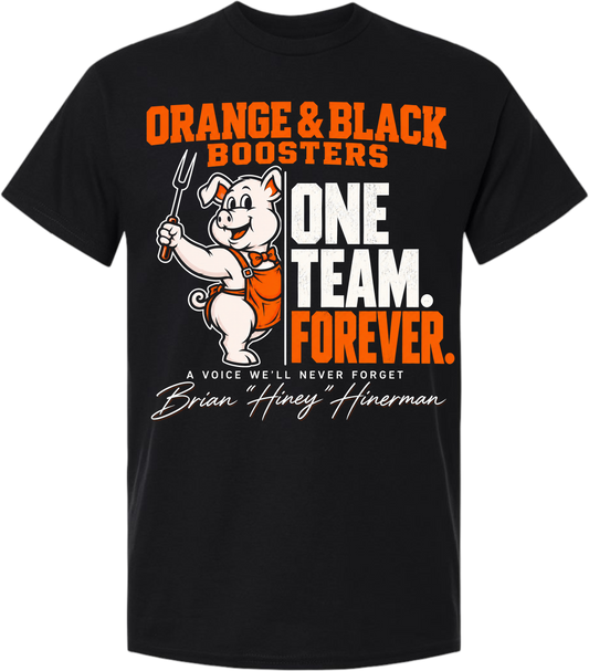 Orange and Black Boosters- Memorial Design 1