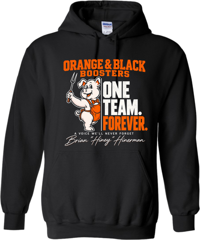 Orange and Black Boosters- Memorial Design 1 Hoodie