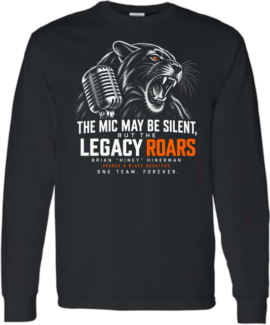 Orange and Black Boosters- Memorial Design 2 Long Sleeve