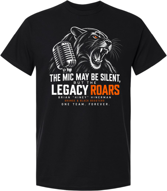 Orange and Black Boosters- Memorial Design 2 T-Shirt