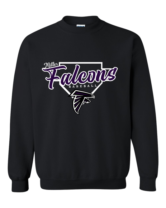 Miller Baseball 1 Crewneck Sweatshirt