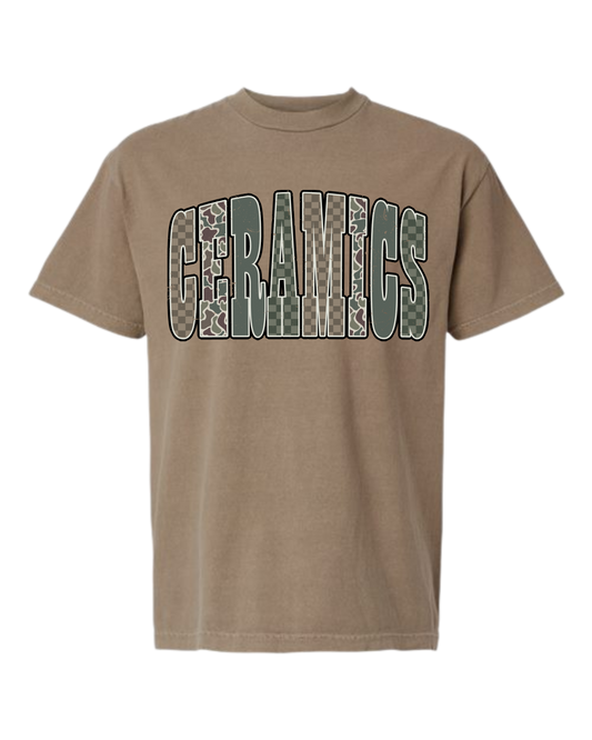Faded Brown Heavy Weight Cotton T