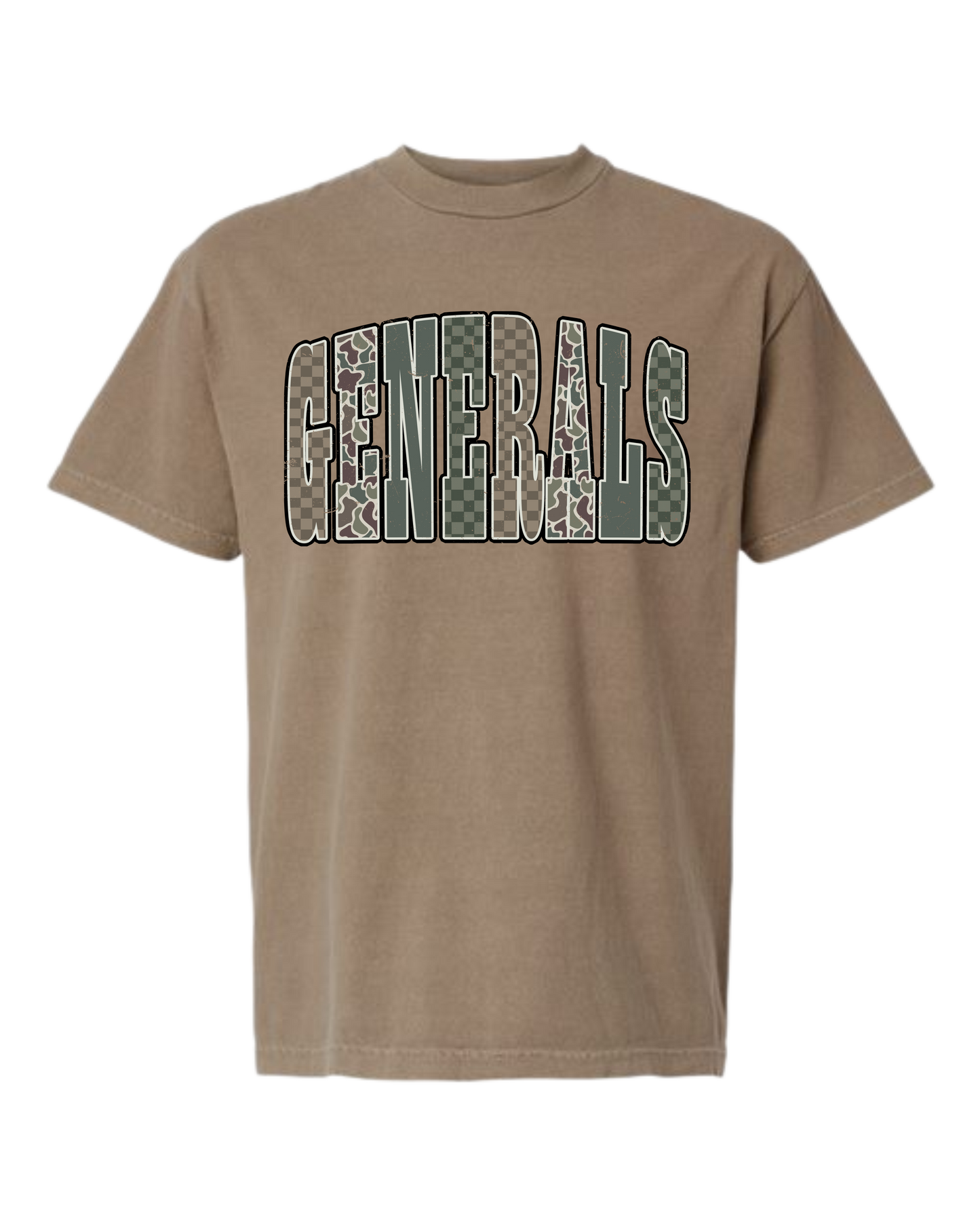 Faded Brown Heavy Weight Cotton T