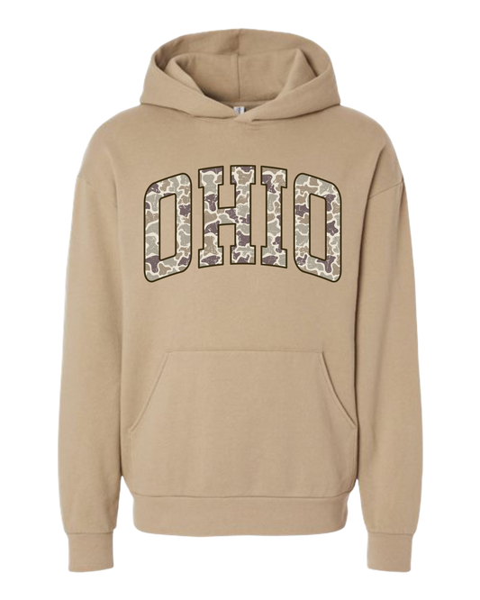 Sandstone Hoodie Ohio Camo Print