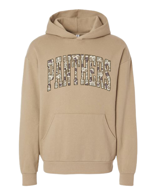 Sandstone Hoodie Panthers Camo Print