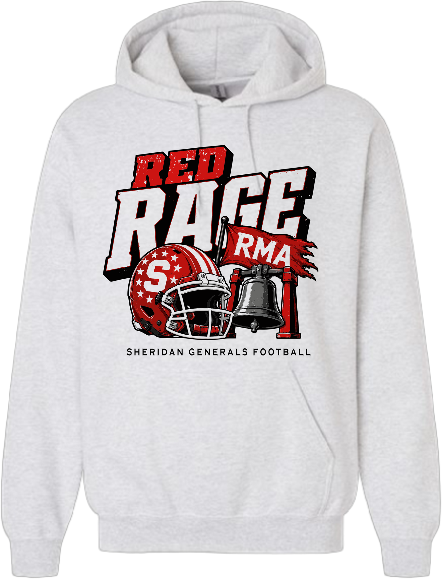Sheridan Back To School _ Red Rage Hoodie