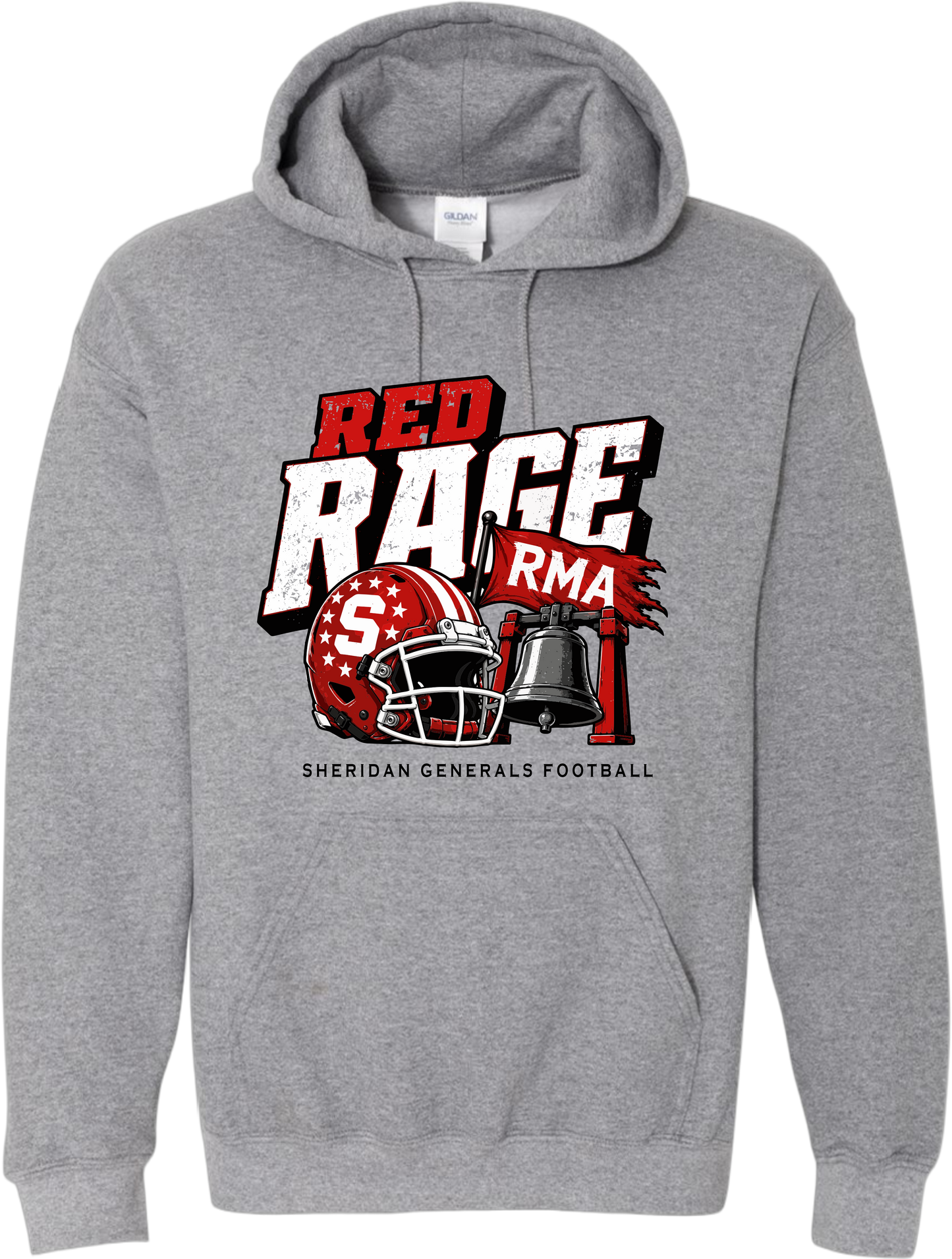 Sheridan Back To School _ Red Rage Hoodie