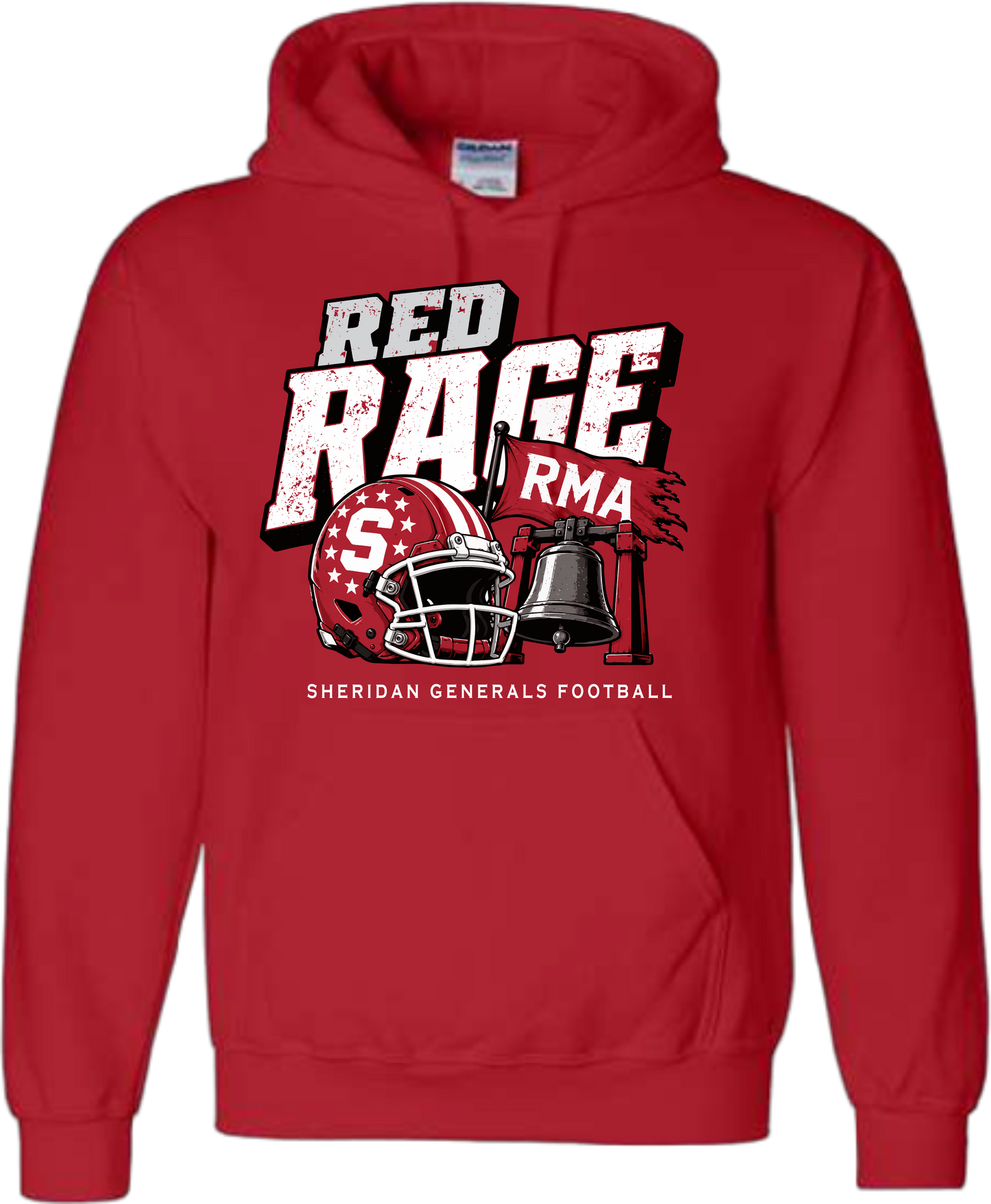 Sheridan Back To School _ Red Rage Hoodie
