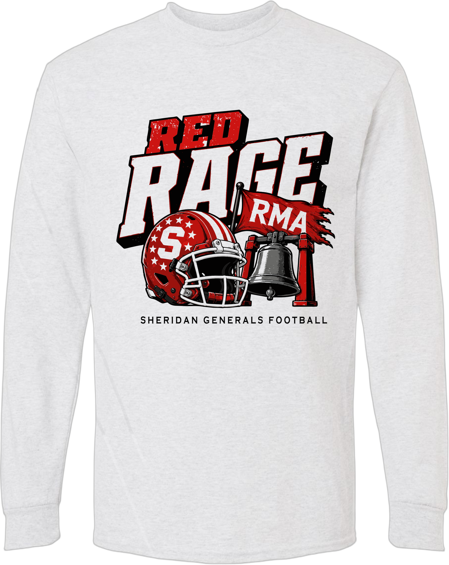 Sheridan Back To School _ Red Rage Long Sleeve