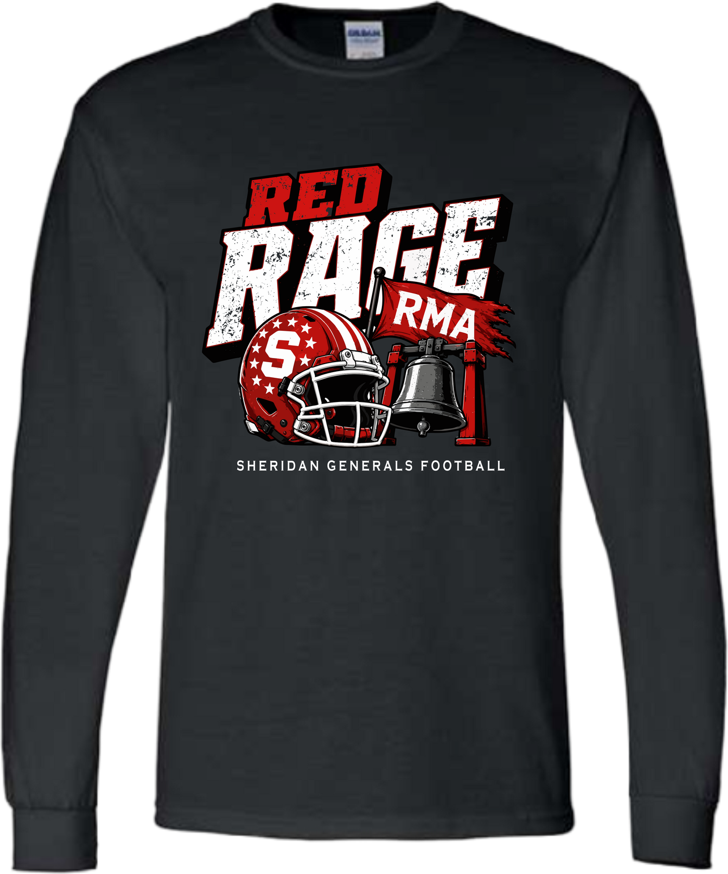 Sheridan Back To School _ Red Rage Long Sleeve