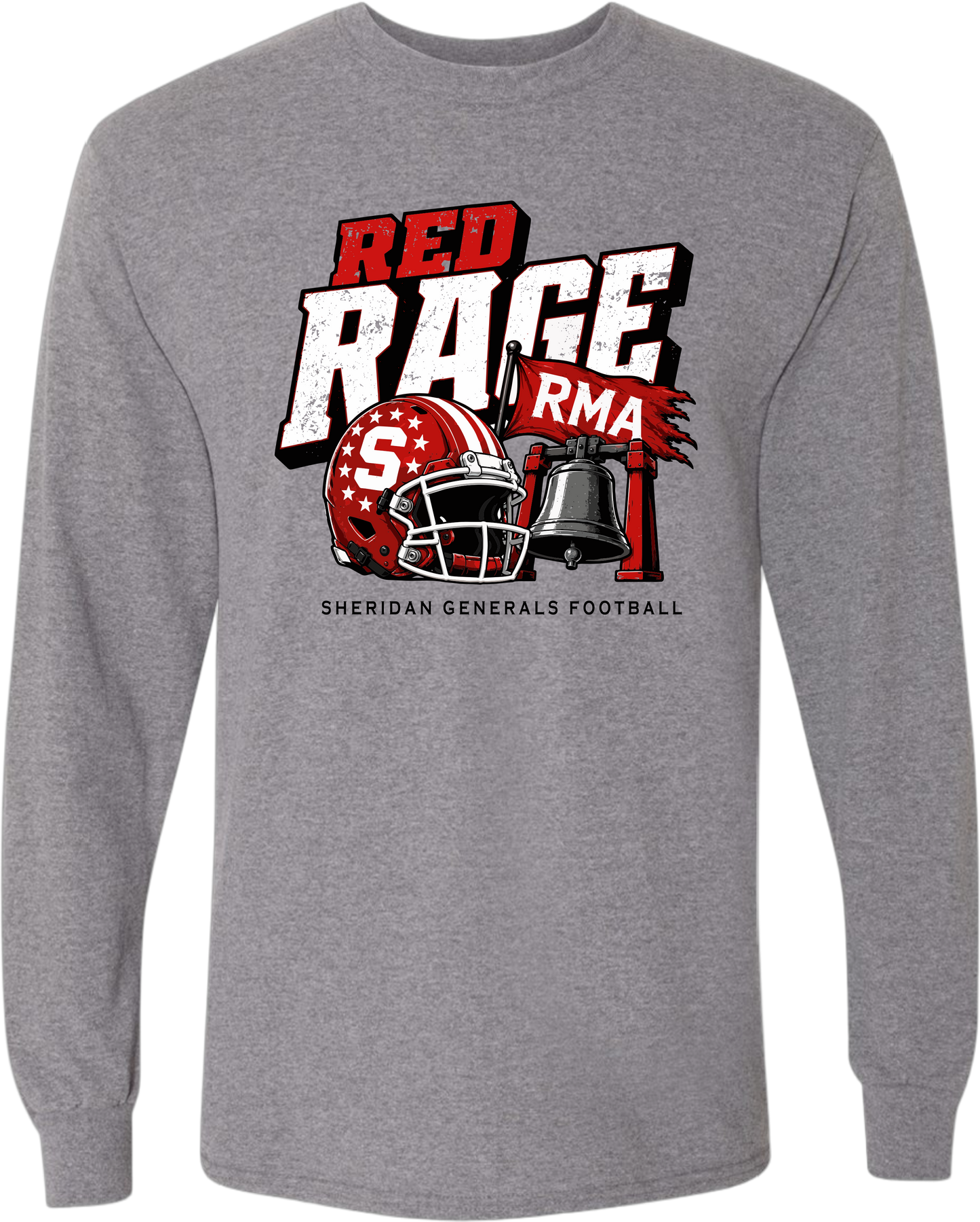 Sheridan Back To School _ Red Rage Long Sleeve