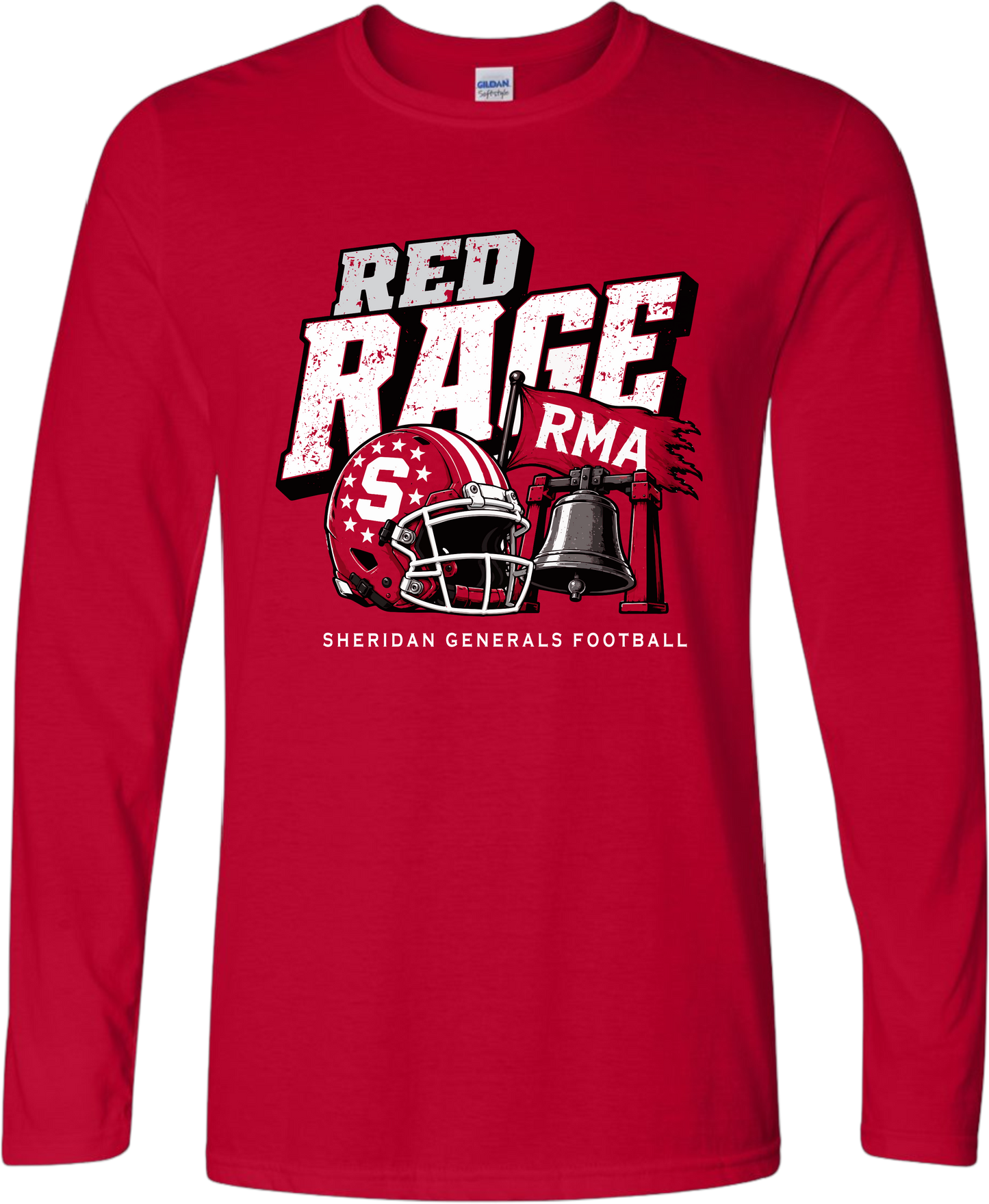 Sheridan Back To School _ Red Rage Long Sleeve