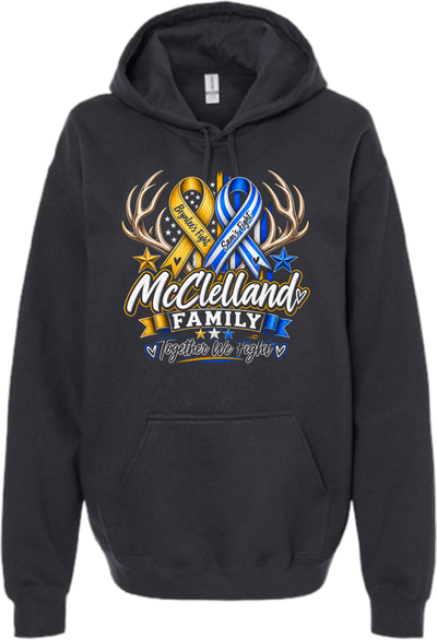Sam's Fight- ALS Awareness Hoodie- Design 2 ( Sam+ Brynlee)