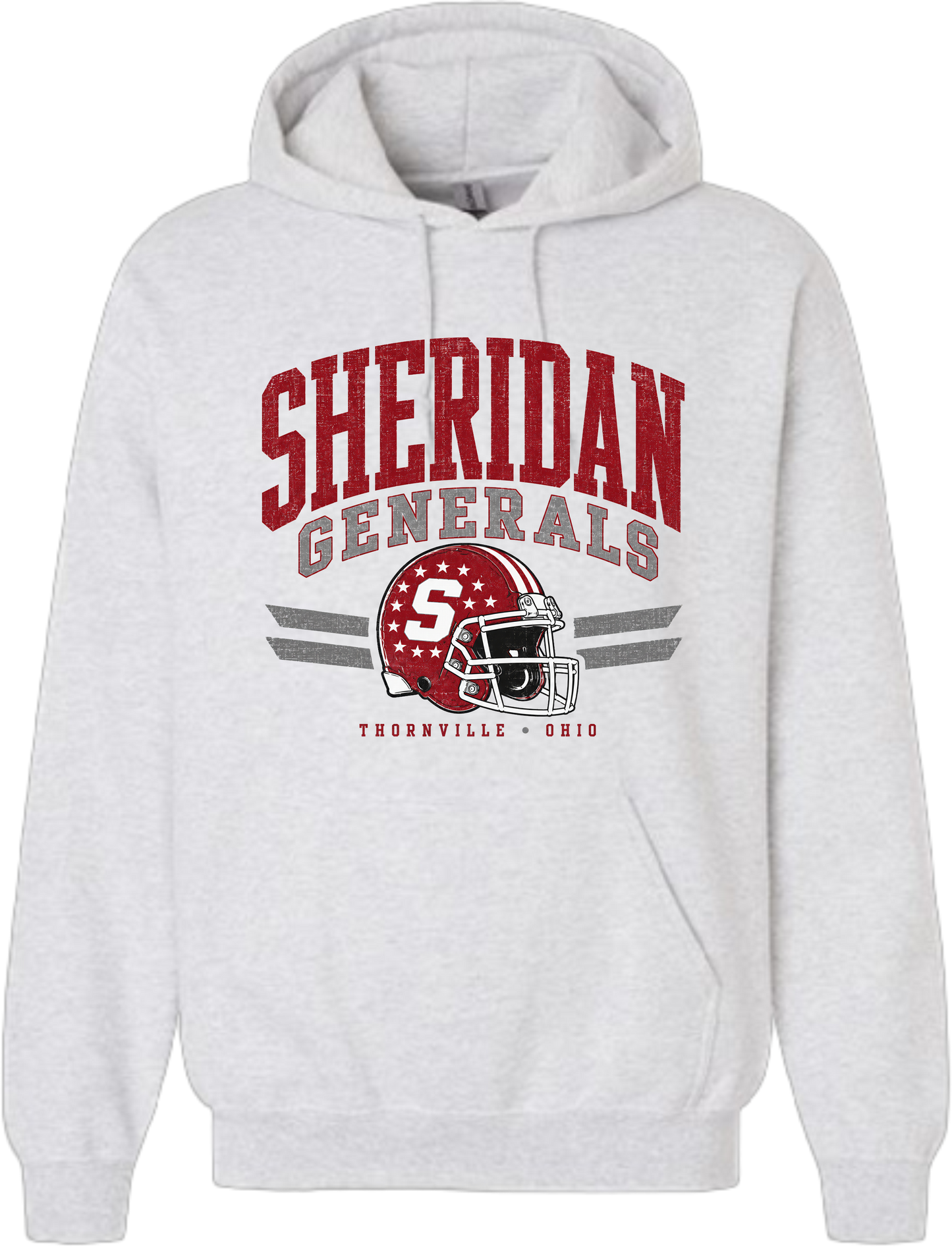 Sheridan Back to School_ Old School Football Hoodie