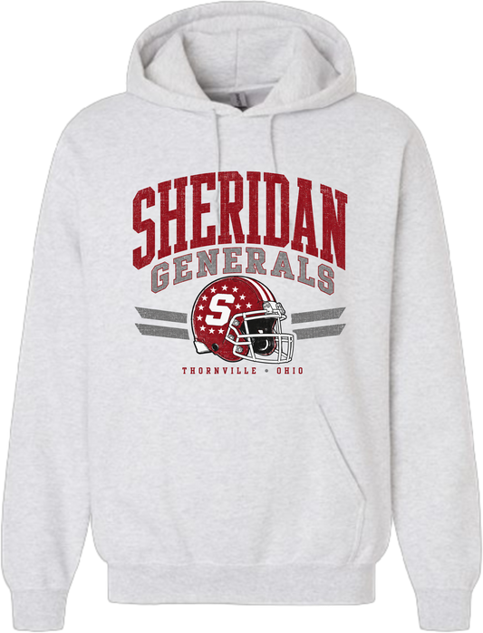 Sheridan Back to School_ Old School Football Hoodie