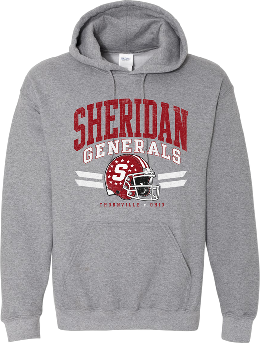 Sheridan Back to School_ Old School Football Hoodie