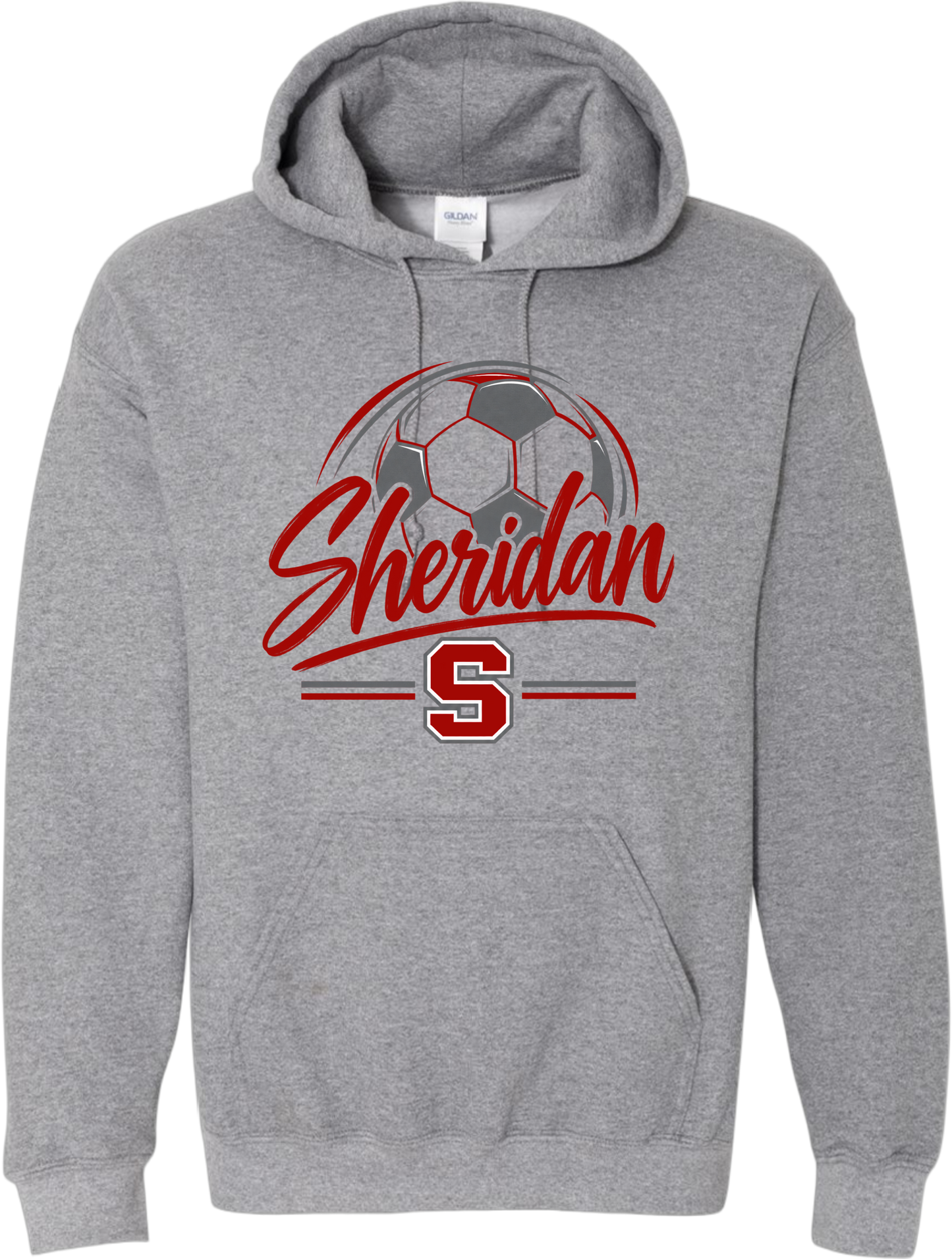 Sheridan Back To School _ Soccer Design 2 Hoodie