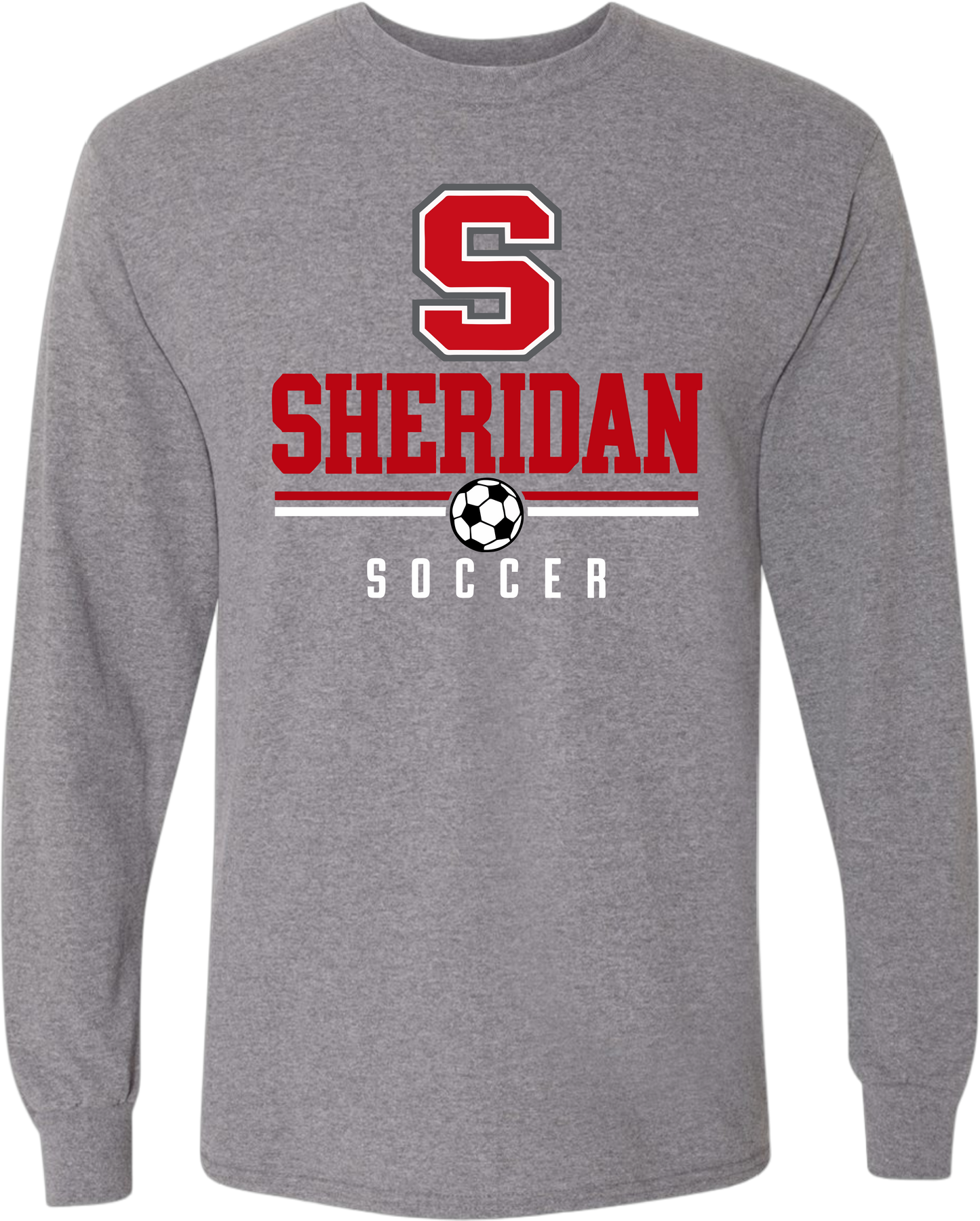 Sheridan Back To School _ Soccer Design 1 Long Sleeve
