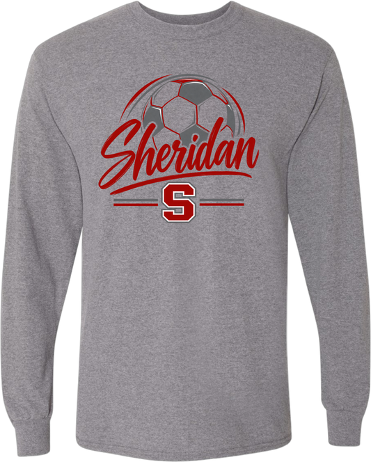 Sheridan Back To School_ Soccer Design 2 Long Sleeve