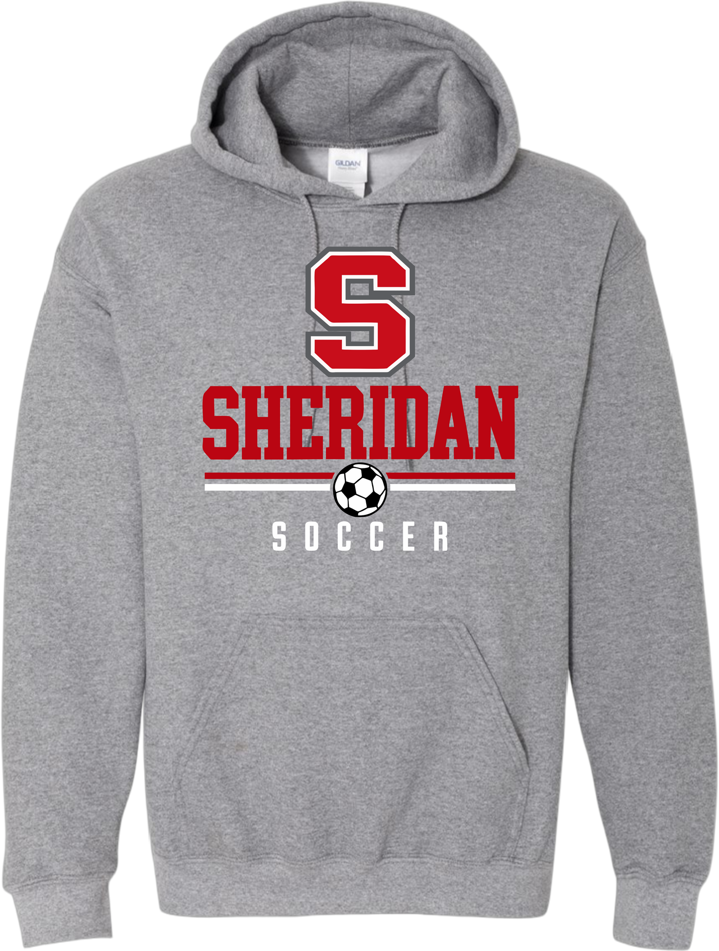 Sheridan Back To School _ Soccer Design 1 Hoodie