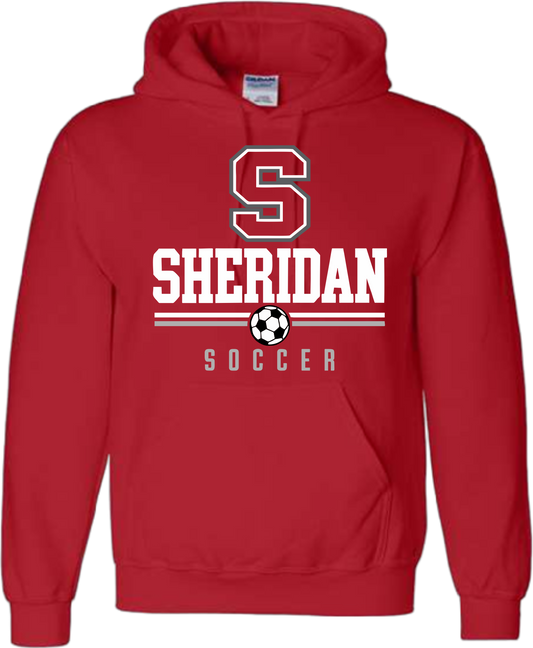 Sheridan Back To School _ Soccer Design 1 Hoodie
