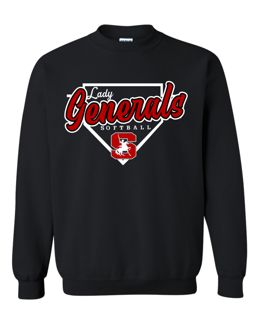 Sheridan Softball 1 Crewneck Sweatshirt