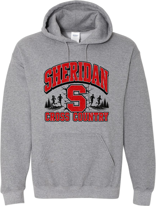 Sheridan Back To School _ Cross Country Design 2 Hoodie